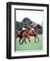 Prince Charles Playing Polo at Smiths Lawn, Windsor May 1987-null-Framed Photographic Print