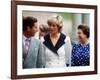 Prince Charles, Princess Diana and Queen Elizabeth Outside Clarence House For Queen's 87th Birthday-null-Framed Photographic Print