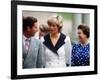 Prince Charles, Princess Diana and Queen Elizabeth Outside Clarence House For Queen's 87th Birthday-null-Framed Photographic Print