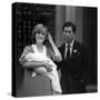 Prince Charles Princess Diana Prince William Outside Hospital After Birth, June 1982-null-Stretched Canvas