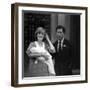 Prince Charles Princess Diana Prince William Outside Hospital After Birth, June 1982-null-Framed Photographic Print