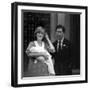 Prince Charles Princess Diana Prince William Outside Hospital After Birth, June 1982-null-Framed Photographic Print