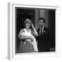 Prince Charles Princess Diana Prince William Outside Hospital After Birth, June 1982-null-Framed Photographic Print