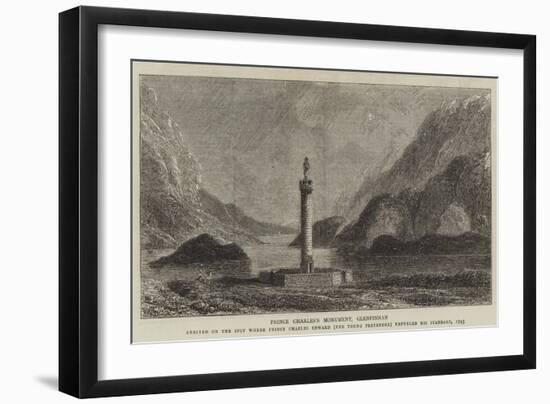 Prince Charles's Monument, Glenfinnan-null-Framed Giclee Print