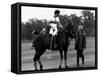 Prince Charles Sits on Horse in Polo Game July 1979-null-Framed Stretched Canvas