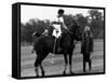 Prince Charles Sits on Horse in Polo Game July 1979-null-Framed Stretched Canvas