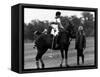 Prince Charles Sits on Horse in Polo Game July 1979-null-Framed Stretched Canvas