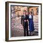 Prince Charles Son of Queen Elizabeth with His Fiancee Lady Diana Spencer February 1981-null-Framed Photographic Print