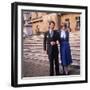 Prince Charles Son of Queen Elizabeth with His Fiancee Lady Diana Spencer February 1981-null-Framed Photographic Print