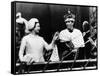 Prince Charles with His Mother Queen Elizabeth II at His Investiture at Caernarvon Castle-null-Framed Stretched Canvas