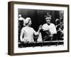 Prince Charles with His Mother Queen Elizabeth II at His Investiture at Caernarvon Castle-null-Framed Photographic Print