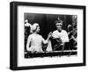 Prince Charles with His Mother Queen Elizabeth II at His Investiture at Caernarvon Castle-null-Framed Photographic Print