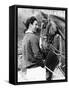 Prince Charles with His Polo Pony Pan's Folly May 1977-null-Framed Stretched Canvas