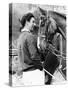 Prince Charles with His Polo Pony Pan's Folly May 1977-null-Stretched Canvas