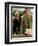 Prince Charles with Son Prince Harry Leaving Hand Prints in Concrete During Tour in South Africa-null-Framed Photographic Print