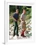 Prince Charles with Sons at Balmoral-null-Framed Premium Photographic Print