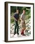 Prince Charles with Sons at Balmoral-null-Framed Photographic Print