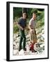 Prince Charles with Sons at Balmoral-null-Framed Photographic Print