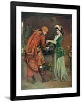 Prince Charlie's (1720-88) Farewell to Flora Macdonald (1722-90) Illustrati-George William Joy-Framed Giclee Print