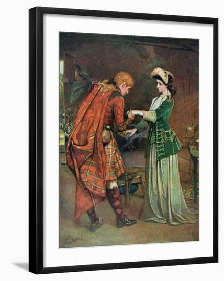 Prince Charlie's (1720-88) Farewell to Flora Macdonald (1722-90) Illustrati-George William Joy-Framed Giclee Print