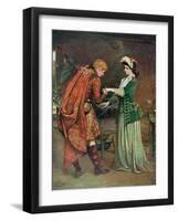 Prince Charlie's (1720-88) Farewell to Flora Macdonald (1722-90) Illustrati-George William Joy-Framed Giclee Print