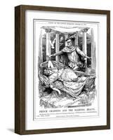 Prince Charming and the Sleeping Beauty, 1912-Leonard Raven-hill-Framed Giclee Print