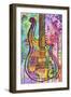 Prince Cloud Guitar, Guitars, Music, String Instruments, Musicians, Pop Art, Drips, Colorful, Rock-Russo Dean-Framed Giclee Print