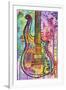 Prince Cloud Guitar, Guitars, Music, String Instruments, Musicians, Pop Art, Drips, Colorful, Rock-Russo Dean-Framed Giclee Print