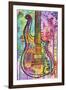 Prince Cloud Guitar, Guitars, Music, String Instruments, Musicians, Pop Art, Drips, Colorful, Rock-Russo Dean-Framed Giclee Print