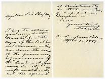 Letter from Albert, Prince Consort to Anthony Ashley Cooper, 13th April 1856-Prince Consort Albert-Giclee Print