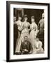 Prince Edward and Alexandra of Denmark's Five Children 1891-null-Framed Photographic Print