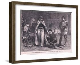 Prince Edward Introducing Ad Am Gourdon to the Queen Ad 1270-Walter Paget-Framed Giclee Print