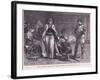 Prince Edward Introducing Ad Am Gourdon to the Queen Ad 1270-Walter Paget-Framed Giclee Print