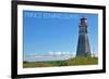 Prince Edward Island - Cape Jourimain Lighthouse and Bridge-Lantern Press-Framed Art Print