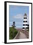 Prince Edward Island - Cedar Dunes Lighthouse-Lantern Press-Framed Art Print