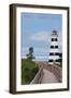 Prince Edward Island - Cedar Dunes Lighthouse-Lantern Press-Framed Art Print