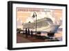 Prince Edward Island - Charlottetown Cruise Ship-Lantern Press-Framed Art Print