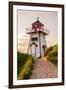 Prince Edward Island - Covehead Lighthouse and Dune-Lantern Press-Framed Art Print