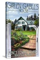 Prince Edward Island - Green Gables House and Gardens-Lantern Press-Stretched Canvas