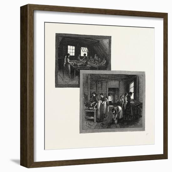 Prince Edward Island, Lobster Canning, Canada, Nineteenth Century-null-Framed Giclee Print