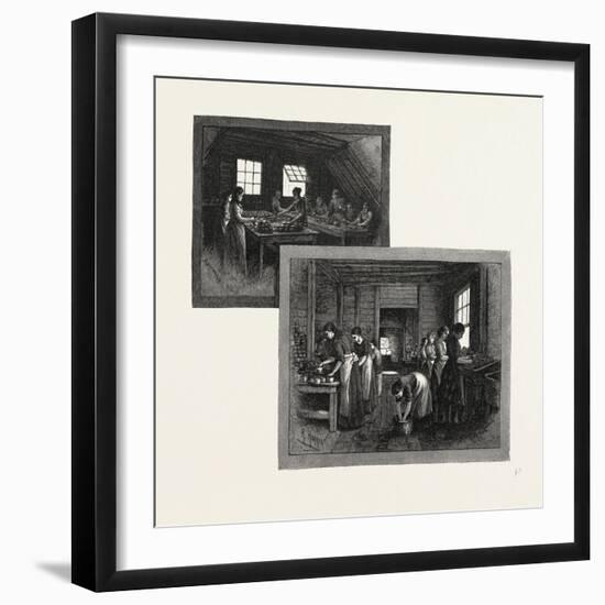 Prince Edward Island, Lobster Canning, Canada, Nineteenth Century-null-Framed Giclee Print