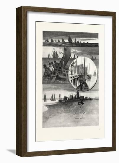 Prince Edward Island, Mackerel Fishing, Canada, Nineteenth Century-null-Framed Giclee Print