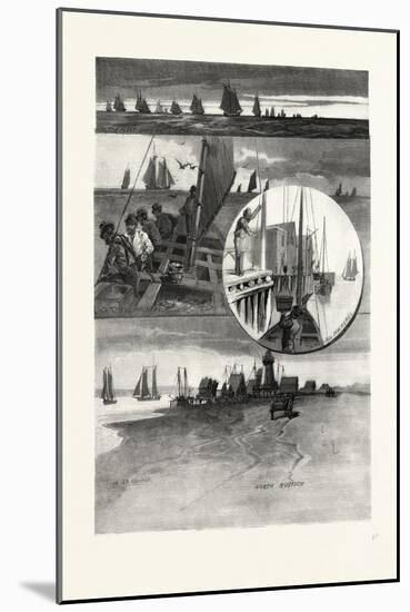 Prince Edward Island, Mackerel Fishing, Canada, Nineteenth Century-null-Mounted Giclee Print
