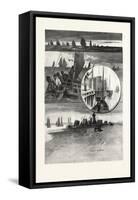 Prince Edward Island, Mackerel Fishing, Canada, Nineteenth Century-null-Framed Stretched Canvas