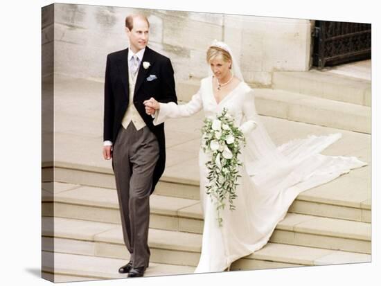 Prince Edward Royal Wedding to Sophie Rhys-Jones-null-Stretched Canvas