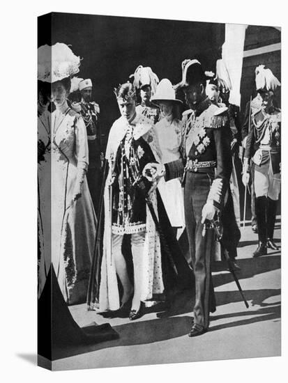 Prince Edward's Investiture as Prince of Wales, 1911-null-Stretched Canvas