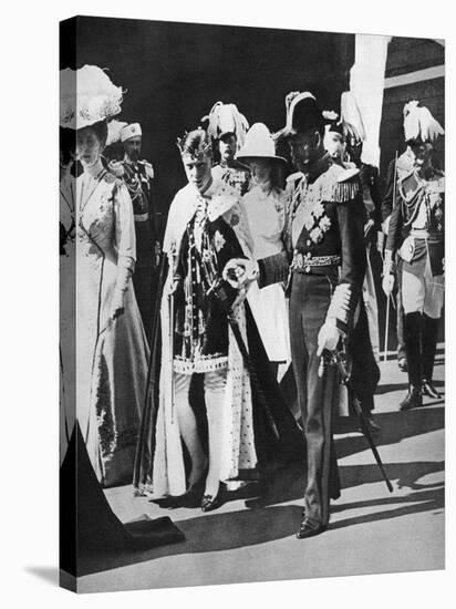 Prince Edward's Investiture as Prince of Wales, 1911-null-Stretched Canvas