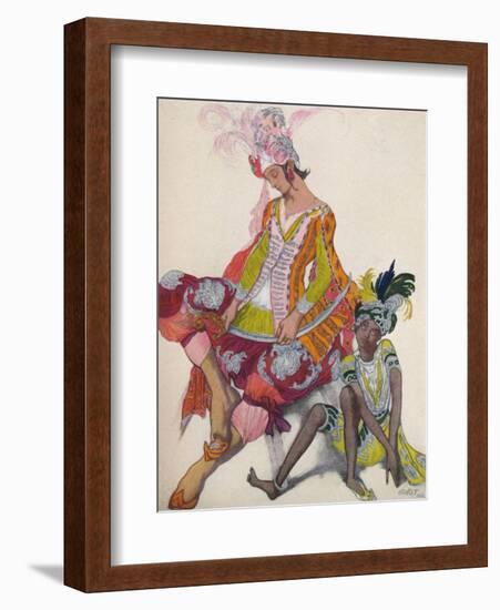 'Prince Et Esclave Revant', 1922, (1923)-Leon Bakst-Framed Giclee Print