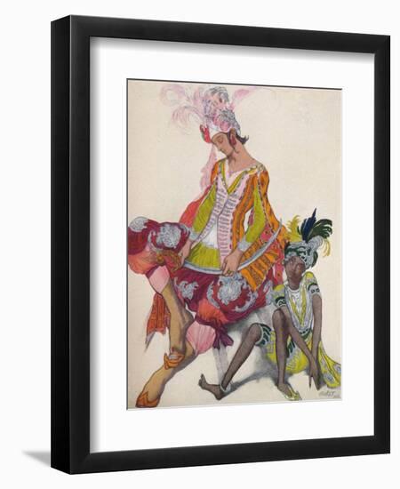 'Prince Et Esclave Revant', 1922, (1923)-Leon Bakst-Framed Giclee Print