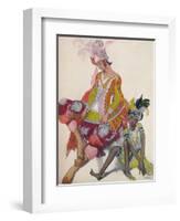 'Prince Et Esclave Revant', 1922, (1923)-Leon Bakst-Framed Giclee Print